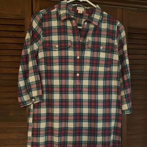 Crewcuts Girls Flannel shirtdress.